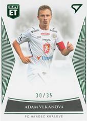 Vlkanova Adam 22-23 Fortuna Liga Elite Team Limited Emerald #ET-15