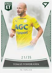 Vondrášek Tomáš 22-23 Fortuna Liga Elite Team Limited Emerald #ET-34