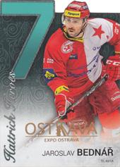 Bednář Jaroslav 17-18 OFS Classic Statistics Die Cut Hattrick Heroes Expo Ostrava #HH-4