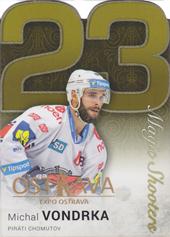 Vondrka Michal 17-18 OFS Classic Statistics Die Cut Magic Shooters Expo Ostrava #2