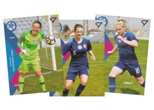Kompletní set 19-20 SportZoo Futbalové Slovensko Ženská reprezentácia #Z01-Z09