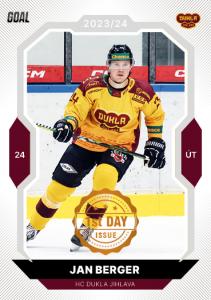 Berger Jan 23-24 GOAL Cards Chance liga 1st Day Issue #293