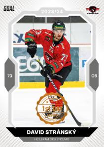 Stránský David 23-24 GOAL Cards Chance liga 1st Day Issue #390