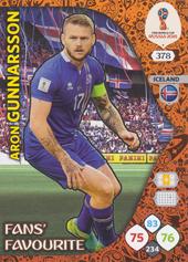 Gunnarsson Aron 2018 Panini Adrenalyn XL World Cup Fans Favourite #378