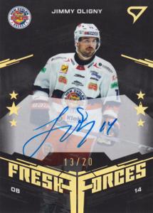 Oligny Jimmy 24-25 Tipos Extraliga Fresh Forces Gold Auto #FFS-JO