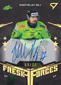 Dej Rastislav 24-25 Tipos Extraliga Fresh Forces Gold Auto #FFS-RD