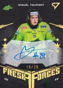 Tourigny Miguël 24-25 Tipos Extraliga Fresh Forces Gold Auto #FFS-TO