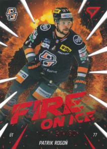 Rogoň Patrik 23-24 Tipos Extraliga Fire on Ice Die Cut #FI-1