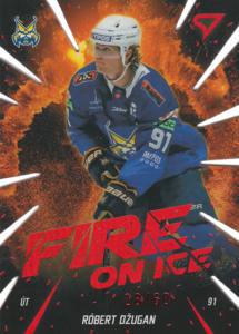 Džugan Róbert 23-24 Tipos Extraliga Fire on Ice Die Cut #FI-2