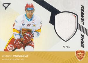Radivojevič Branko 18-19 Tipsport Liga Game Jersey #J02