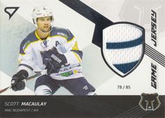 Macauley Scott 18-19 Tipsport Liga Game Jersey #J12