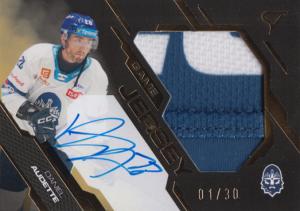 Audette Daniel 25-26 Tipsport Extraliga Game Jersey Gold Auto #GJS-AU