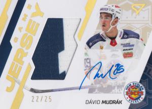 Mudrák Dávid 23-24 Tipos Extraliga Game Jersey Auto #GJS-DM