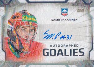 Pakarinen Samu 23-24 GOAL Cards Chance liga Goalies Auto Rainbow #AG-6