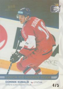 Kubalík Dominik 2019 MK Reprezentace Gold Rainbow #18