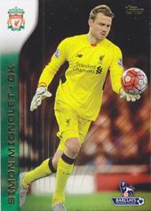 Mignolet Simon 15-16 Topps Premier Gold Green #53