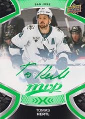 Hertl Tomáš 21-22 Upper Deck MVP Green Script #48