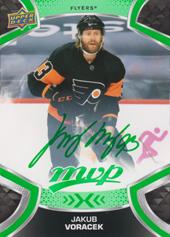 Voráček Jakub 21-22 Upper Deck MVP Green Script #171