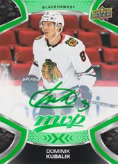 Kubalík Dominik 21-22 Upper Deck MVP Green Script #197