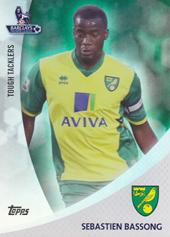 Bassong Sébastien 13-14 Topps Premier Gold Tough Tacklers Green #TT-SB