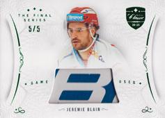 Blain Jérémie 2021 OFS The Final Series Game Used Stick Emerald #STI-BLJ