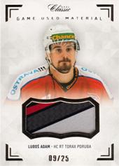 Adam Luboš 18-19 OFS Chance liga Game Used Material #ADA-L