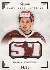 Bajtek Filip 18-19 OFS Chance liga Game Used Material #BAJ-F