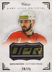 Matějíček Martin 18-19 OFS Chance liga Game Used Material #MAT-M