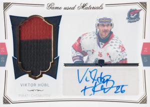 Hübl Viktor 24-25 GOAL Cards Maxa liga Game Used Material Blue #S-37