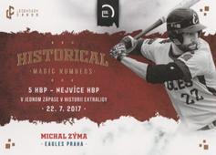 Zýma Michal 2022 LC Czech Baseball Extraleague Historical Magic Numbers #H8