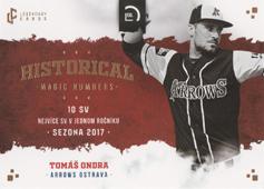 Ondra Tomáš 2022 LC Czech Baseball Extraleague Historical Magic Numbers #H14