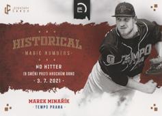 Minařík Marek 2022 LC Czech Baseball Extraleague Historical Magic Numbers #H20