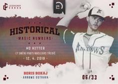 Bokaj Boris 2022 LC Czech Baseball Extraleague Historical Magic Numbers Rainbow #H19