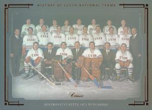 MS 1971 Švýcarsko 2021 OFS The Final Series History of Czech National Teams Copper Rainbow #HCNT-25