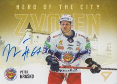 Hraško Peter 22-23 Tipos Extraliga Hero of the City Auto #HCS-PH