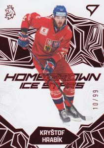 Hrabík Kryštof 2025 Hokejové Česko Homegrown Ice Stars Red #HS-16