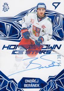 Beránek Ondřej 2025 Hokejové Česko Homegrown Ice Stars Blue #HSS-OB