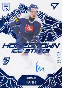 Faith Roman 2025 Hokejové Slovensko Homegrown Ice Stars Blue Auto #HSS-RF Faith Roman 2025 Hokejové Slovensko Homegrown Ice Stars Blue Auto #HSS-RF