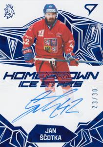 Ščotka Jan 2025 Hokejové Česko Homegrown Ice Stars Blue #HSS-SC