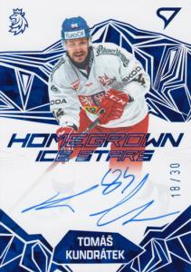 Kundrátek Tomáš 2025 Hokejové Česko Homegrown Ice Stars Blue #HSS-TK