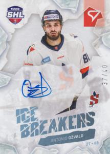 Ožvald Antonio 23-24 Tipos Extraliga SHL Ice Breakers Auto #IBS-AO