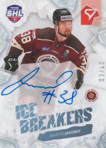 Jakúbek Martin 23-24 Tipos Extraliga SHL Ice Breakers Auto #IBS-MJ