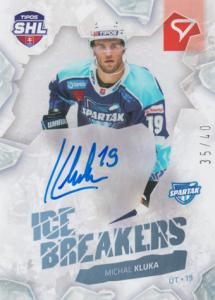 Kluka Michal 23-24 Tipos Extraliga SHL Ice Breakers Auto #IBS-MK