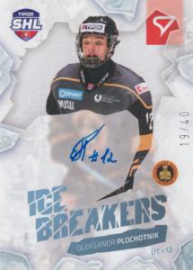 Plokhotnik Oleksandr 23-24 Tipos Extraliga SHL Ice Breakers Auto #IBS-OP