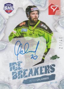 Galamboš Peter 23-24 Tipos Extraliga SHL Ice Breakers Auto #IBS-PG