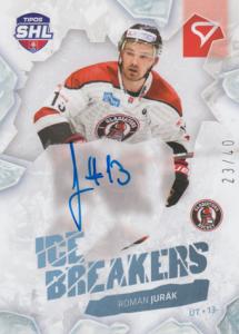 Jurák Roman 23-24 Tipos Extraliga SHL Ice Breakers Auto #IBS-RJ