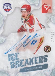 Chalupa Samuel 23-24 Tipos Extraliga SHL Ice Breakers Auto #IBS-SC