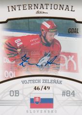 Zeleňák Vojtech 22-23 GOAL Cards Chance liga International Team Autograph #IT-9