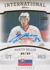 Belluš Martin 22-23 GOAL Cards Chance liga International Team Autograph #IT-13