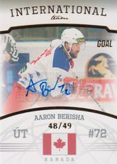 Berisha Aaron 22-23 GOAL Cards Chance liga International Team Autograph #IT-15